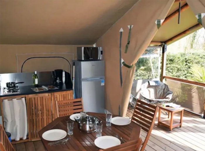 Tente Lodge Kenya Sur Pilotis 2 Chambres