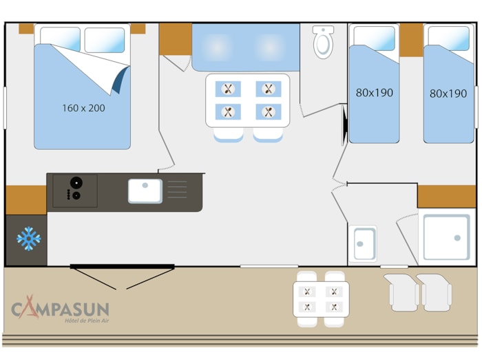 Cottage 2 Chambres + Climatisation