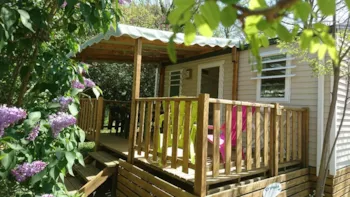 Mietunterkunft - Mobilheim Duo – 1 Schlafzimmer - Camping Rose de Provence