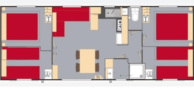 Mobile-home 4 bedrooms — 8