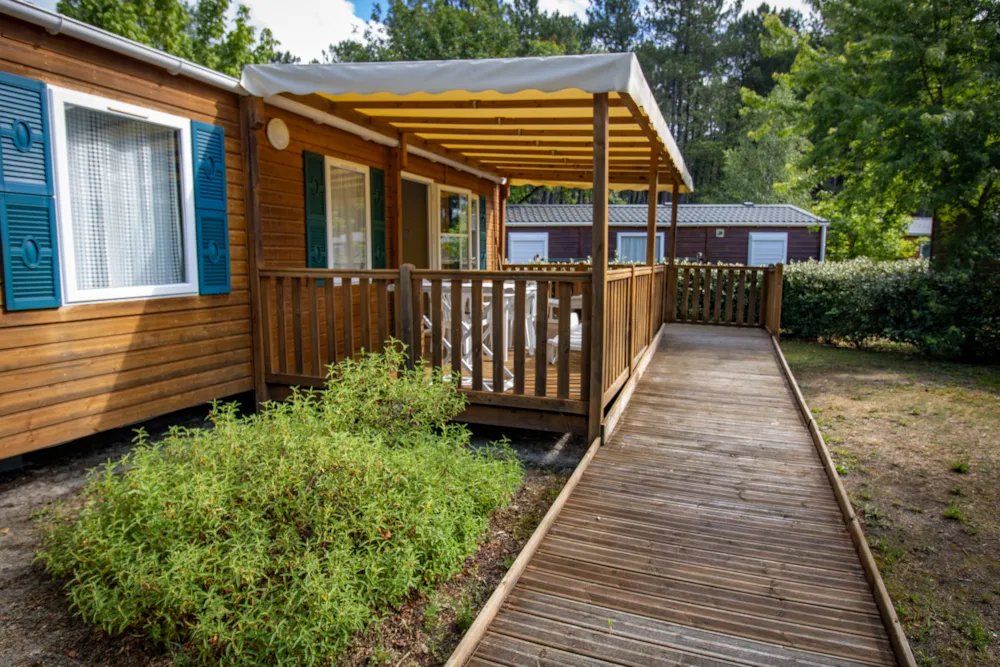 Location - Mh Pmr 4 Pers Climatisé - Camping LANDES OCEANES