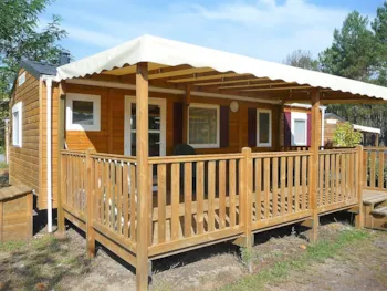 Mietunterkunft - Mobile-Home Grand Confort  3 Bedrooms Air Conditioning - Camping LANDES OCEANES