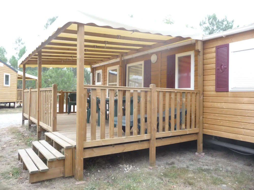 Location - Mh 4/6 Pers Climatisé - Camping LANDES OCEANES