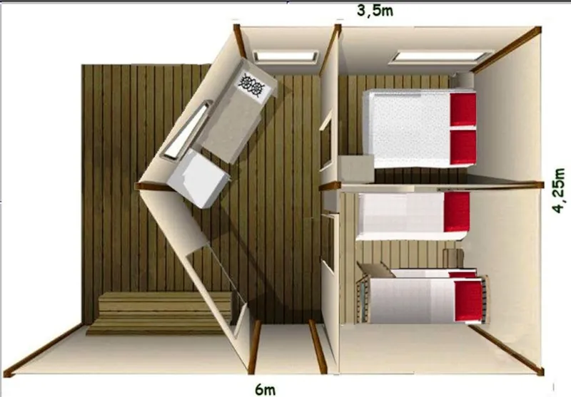 Ecolodge Liberté (5 Personnes)