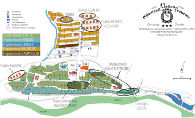 Pitch WTH PRIVATE SANITARY (100m²)