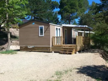 Mietunterkunft - Mobilheim Super Titania Riviera - Camping Le Moulin