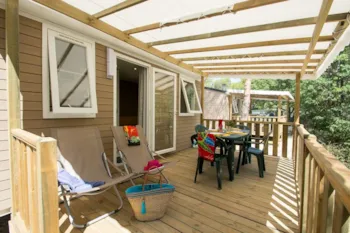 Mietunterkunft - Mobilheim Cahita - Camping Le Moulin
