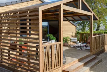 Mietunterkunft - Chalet Sagano - Camping Le Moulin