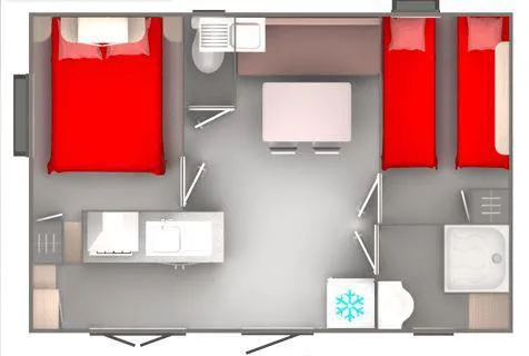 Mobilhome (2 Chambres)