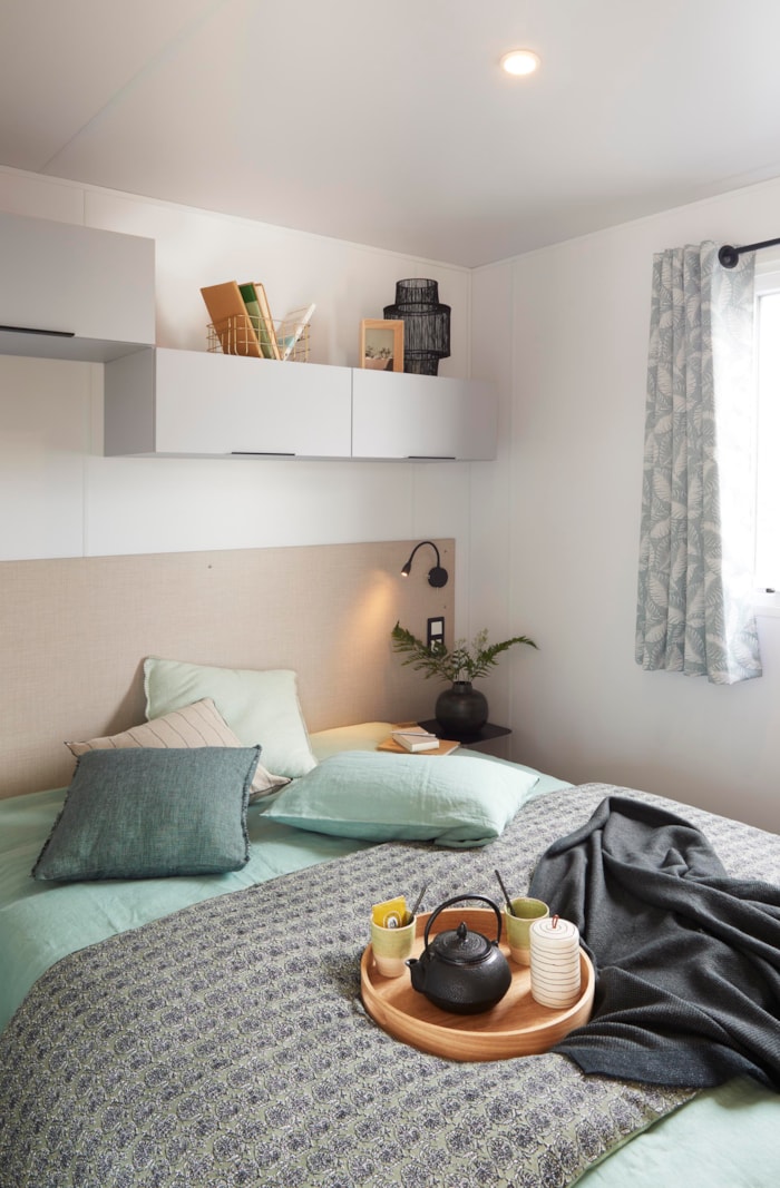 Mobil-Home Vue Loire 35M² Premium / 3 Chambres + Tv + Lv + Clim + Terrasse Couverte