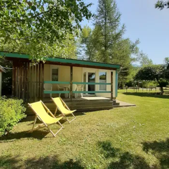 Mietunterkunft - Bungalow L'abeille (2 Zimmer + Tv) - Camping Les Prairies
