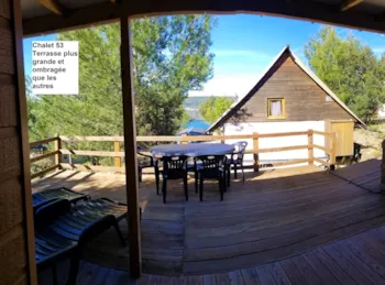 Mietunterkunft - Chalet Provence - Camping naturiste Verdon Provence