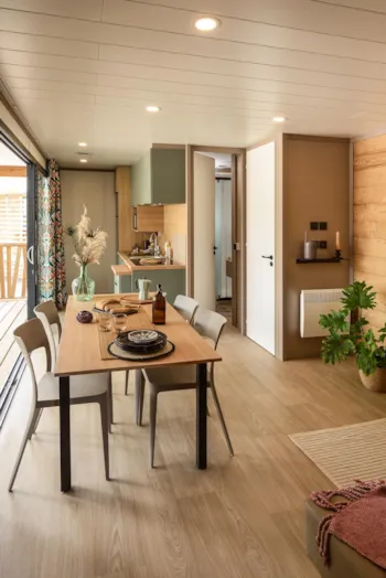 Location - Chalet 3 Chambres - 35M² - Vue Vallée - Camping naturiste Verdon Provence