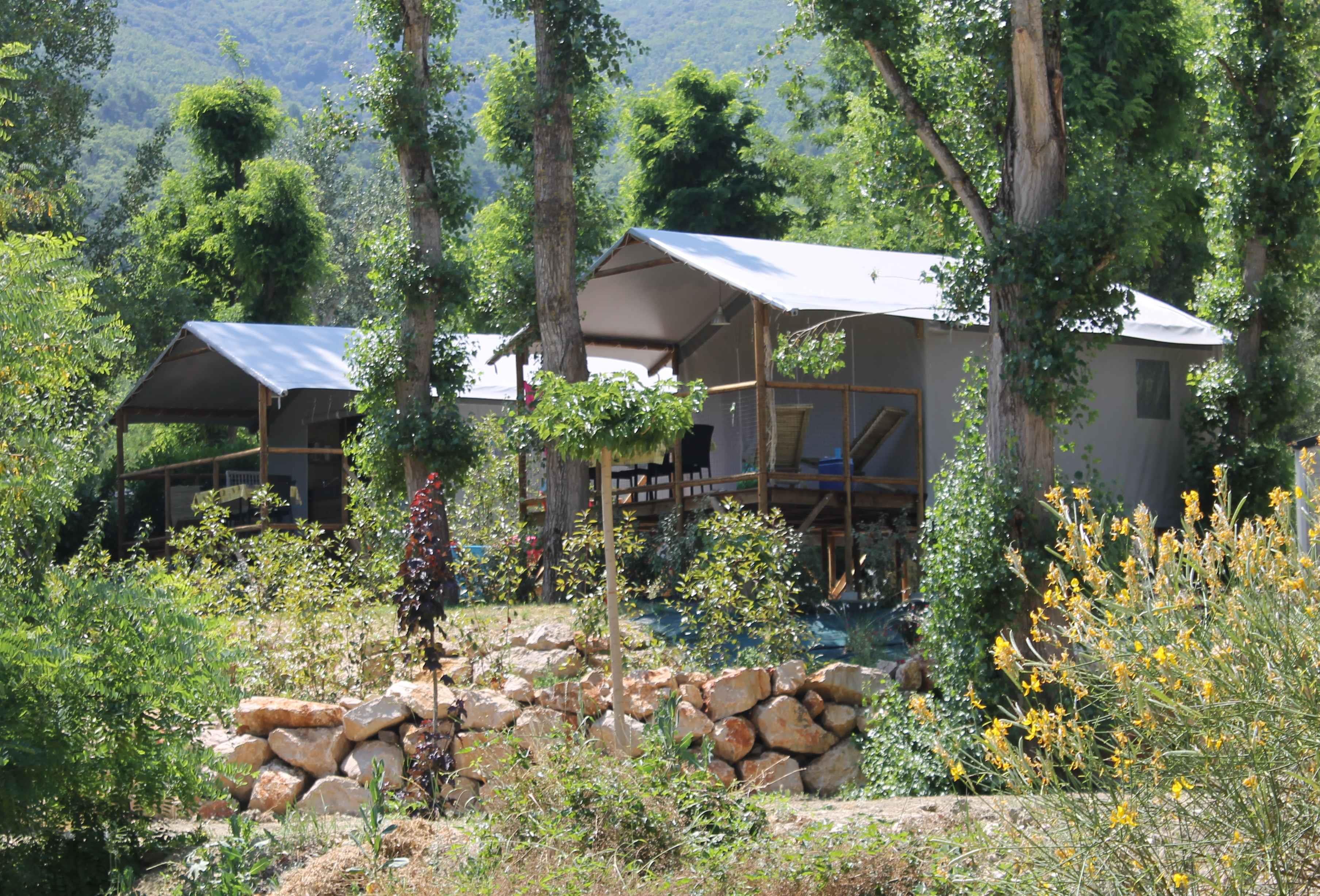 Location - Lodge Sur Pilotis Confort 32M² (2 Chambres) + Terrasse Couverte 10M² - Flower Camping La Rivière
