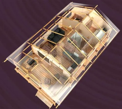 Lodge Sur Pilotis Confort 46M² (2 Chambres) + Terrasse Couverte 10M² - Sans Sanitaires