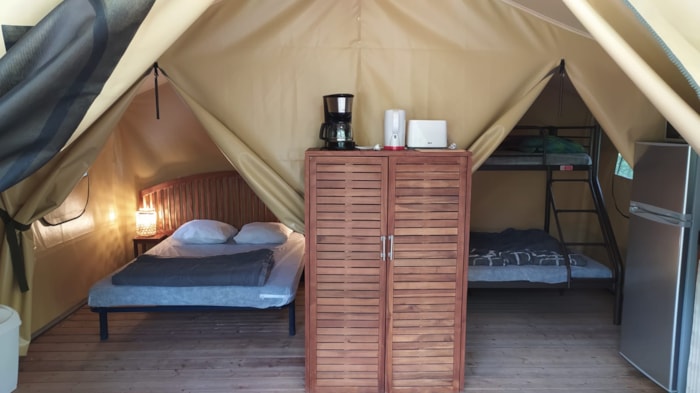 Lodge Sur Pilotis Confort 30M² (2 Chambres) + Terrasse Couverte 10M² (Sans Sanitaires Privés)