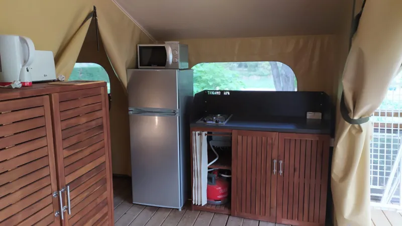 Lodge Sur Pilotis Confort 30M² (2 Chambres) + Terrasse Couverte 10M² (Sans Sanitaires Privés)