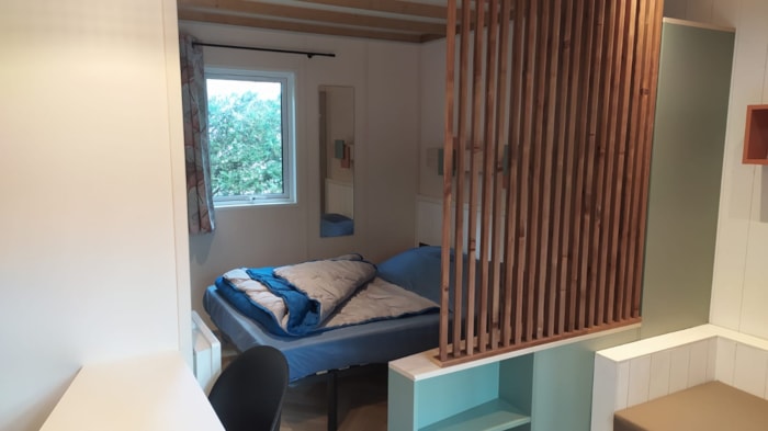 Chalet Cajou Confort 16M² (1 Chambre) + Terrasse Couverte 9M² + Clim