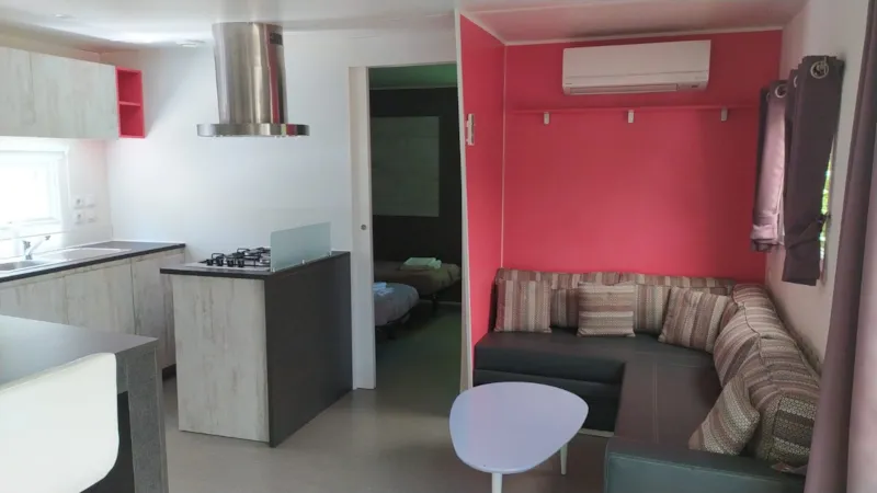 Mobil-Home Premium + 40M² (2Ch - 5Pers) + Tv + Lv + Bbq + Clim + 2 Sdb