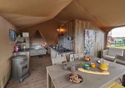 On piles Lodge Confort 34m² (2 bedrooms) with covered terrace 10m² — 4