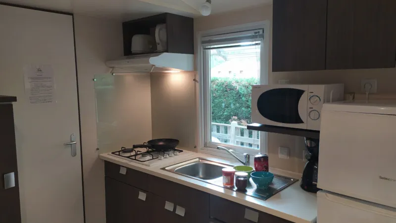 Mobil-Home Family Confort 32M² (3 Chambres) + Terrasse Couverte + Clim