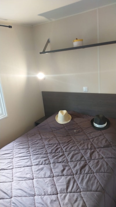 Mobil-Home Family Confort 32m² (3 bedrooms) + sheltered terrace + Clim — 8