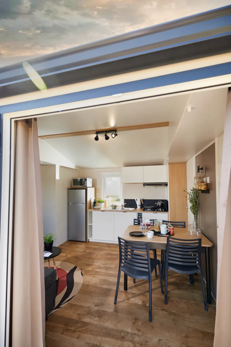 Mobil-Home 35M² Premium + (3Ch-6/7Pers) + Terrasse + Lv + Tv + Clim
