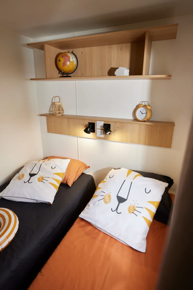 Mobil-Home 35M² Premium + (3Ch-6/7Pers) + Terrasse + Lv + Tv + Clim