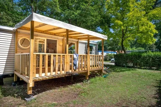 Grenat - 24M² - 2 Chambres Avec Ventilateur - Tv - Terrasse Couverte - 1 Vehicule Inclus