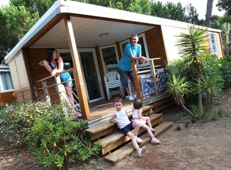 Mobile-home - 29 m² - 2 bedrooms - air-conditioning + TV