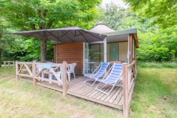 Mietunterkunft - Hütte 2 Schlafzimmer - Camping Paradis Le Val de Coise