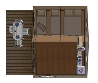 Canvas bungalow Canada - 2 bedrooms — 5