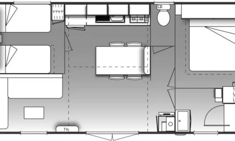 Mobil Home Penfret - 2 Chambres