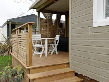 Mietunterkunft - Chalet Quignenec - 2 Schlafzimmer - CAMPING de KERALOUET