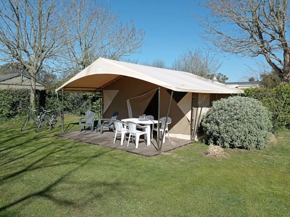 Location - Bungalow Toilé Canada - 2 Chambres - CAMPING de KERALOUET