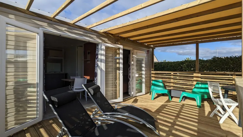 Location - Chalet Duo Confort, 1 Chambre - CAMPING de KERALOUET