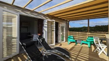 Mietunterkunft - Chalet Duo Confort, 1 Schlafzimmer - CAMPING de KERALOUET