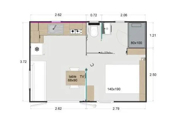 Chalet Duo Confort, 1 Chambre