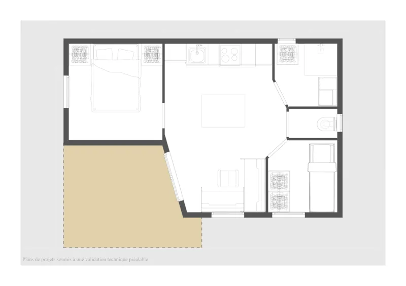 Chalet Quignenec - 2 Chambres