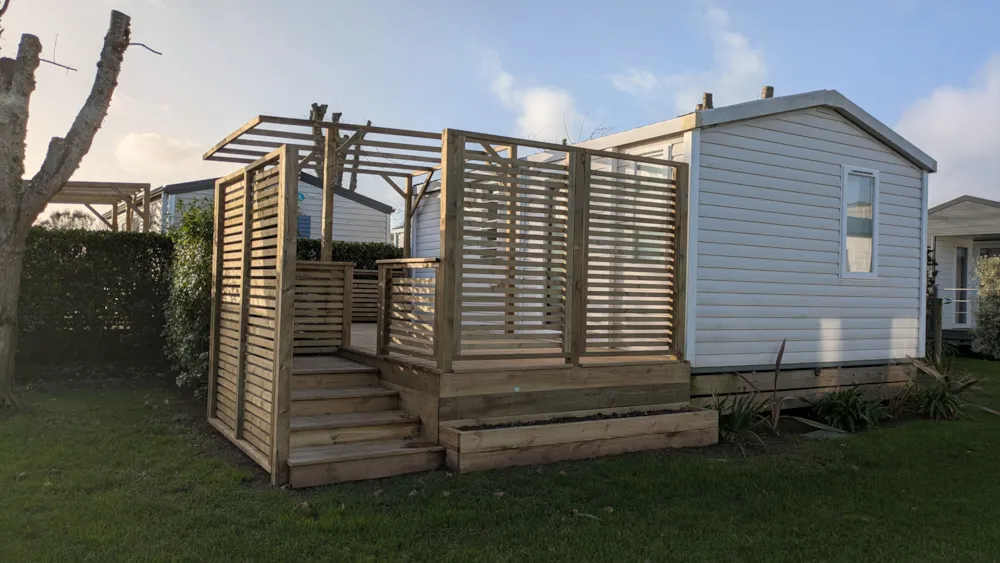 Location - Mobil Home Guiriden - 2 Chambres - CAMPING de KERALOUET