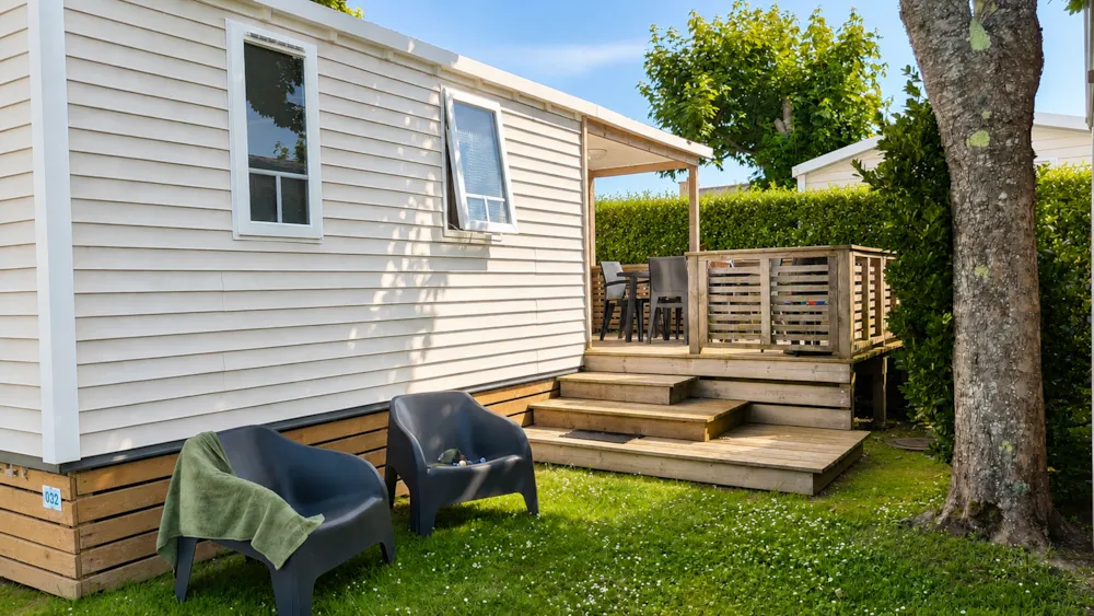 Location - Mobil Home Drenec - 2 Chambres - CAMPING de KERALOUET