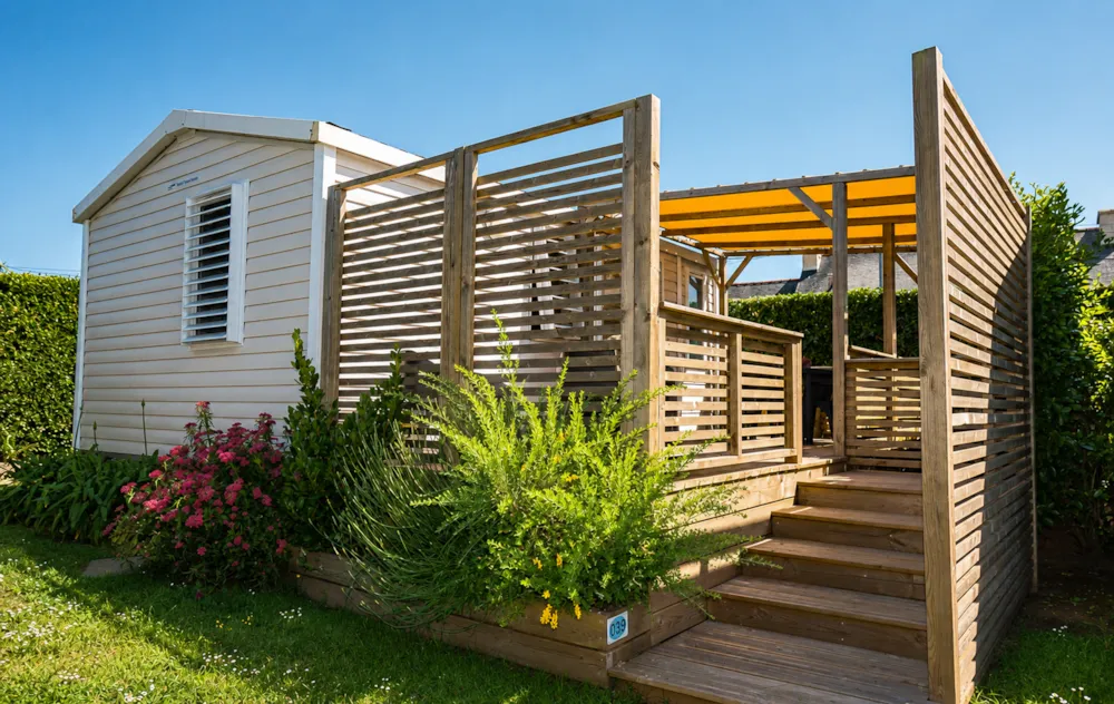 Location - Mobil Home Guiriden - 2 Chambres - CAMPING de KERALOUET