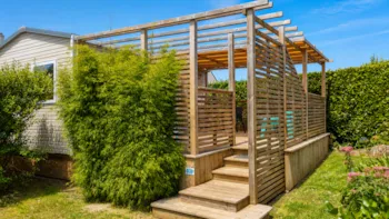 Location - Chalet Duo Confort, 1 Chambre - CAMPING de KERALOUET