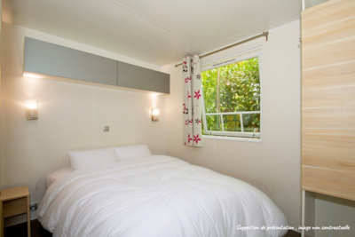Mobile home Standard 18m² (1 bedroom) + TV + half-covered terrace