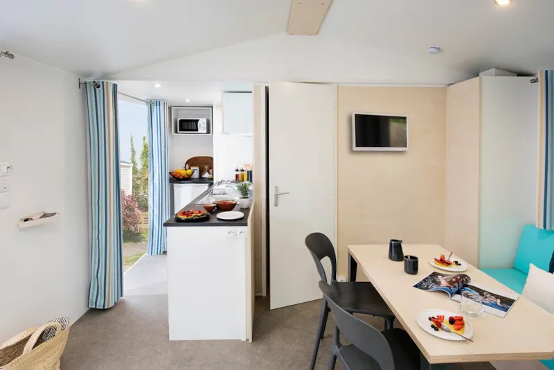 Mobil-Home Confort 29M² (2 Chambres) + Tv + Terrasse Semi-Couverte