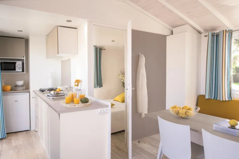 Mobil-Home Confort 29M² (2 Chambres) + Tv + Terrasse Semi-Couverte
