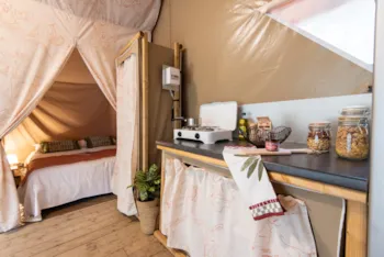 Mietunterkunft - Tente Maori / S - Camping Campéole Le Vivier