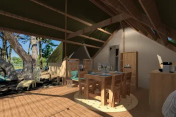 Mietunterkunft - Lodge Kenya / S - Camping Club Le Vivier - MS Vacances 