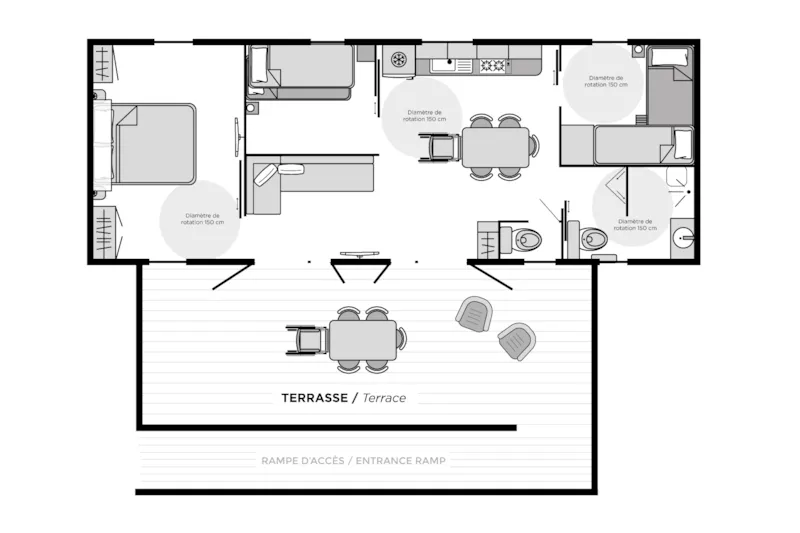 Cottage Access' Pmr Confort Climatisé / S