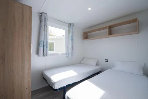 Mietunterkunft - Mobilheim Alizé 4P + Klim + 1 Auto - image n°7 - Camping Aux Rives du Soleil
